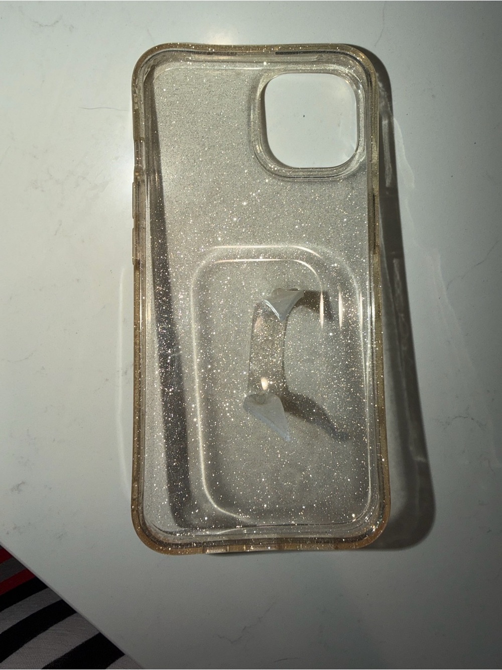 Loopy Case iPhone 13 Clear Glitter Phone Case. Sparkling Transparent